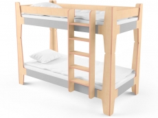 Кровать двухъярусная IndigoWood Tower Big natural wood / gray